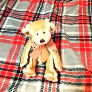 Bath and Body Works tan suede bear